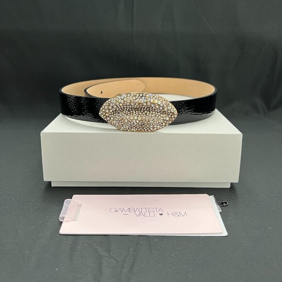 Giambattista Valli x H&M leather Lips Belt - size XS/S - Picture 1 of 8